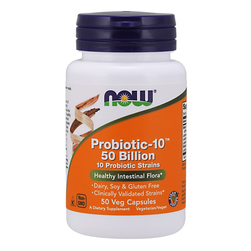Vegan Probiotic - 10 25 Billion Now Foods 50 Κάψουλες