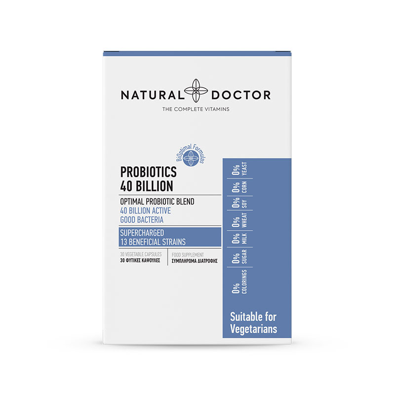 Probiotics 40 Billion Natural Doctor 30 κάψουλες